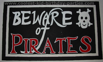 Janine's Pirate Birthday Party Tale